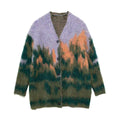 Damen kuscheliger und modischer Cardigan mit zeitgenössischem Muster