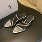 Damen elegante Plateau-Sandalen mit verstellbaren Riemchen