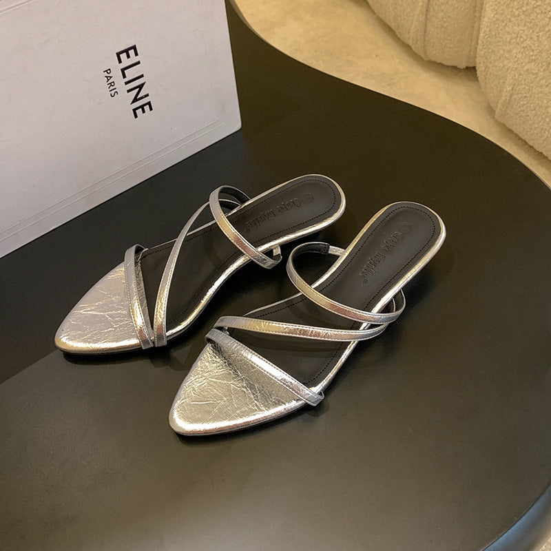 Damen elegante Plateau-Sandalen mit verstellbaren Riemchen