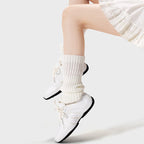 Damen sportliche Sneaker mit atmungsaktivem Obermaterial und rutschfester Sohle R&B