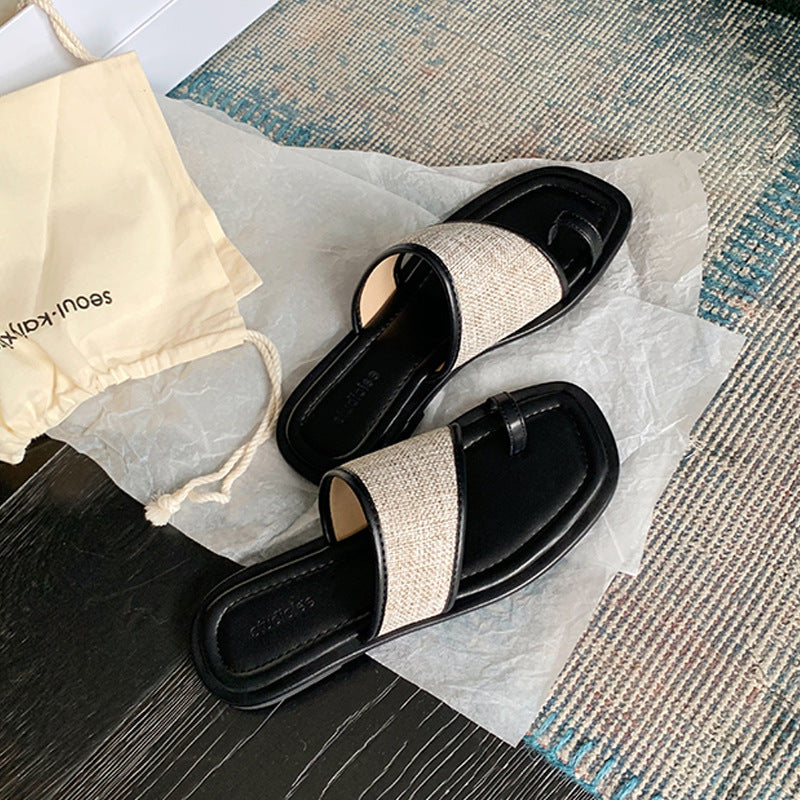 Damen Komfortable Zehenschuhe mit modischem Riemendesign und atmungsaktivem Obermaterial R&B