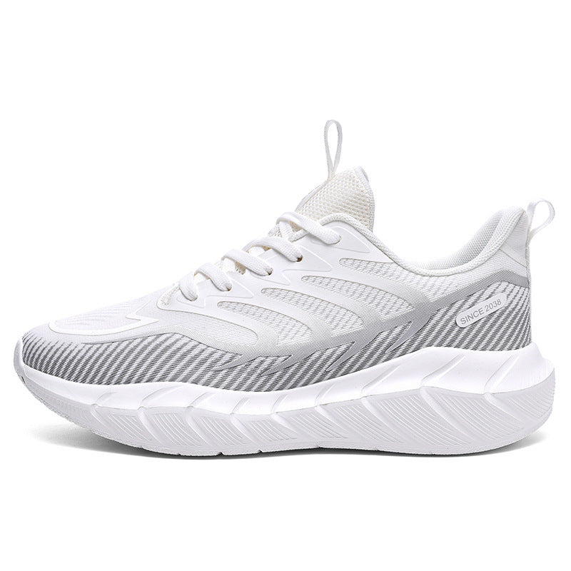 Damen Sportliche Lauf-Sneaker mit atmungsaktiver Oberflächenstruktur und dämpfender Sohle R&B