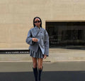 Damen Modische und elegante Kurzjacke mit innovativem Schnitt R&B