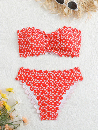Damen Bikini-Set mit floralem Muster R&B