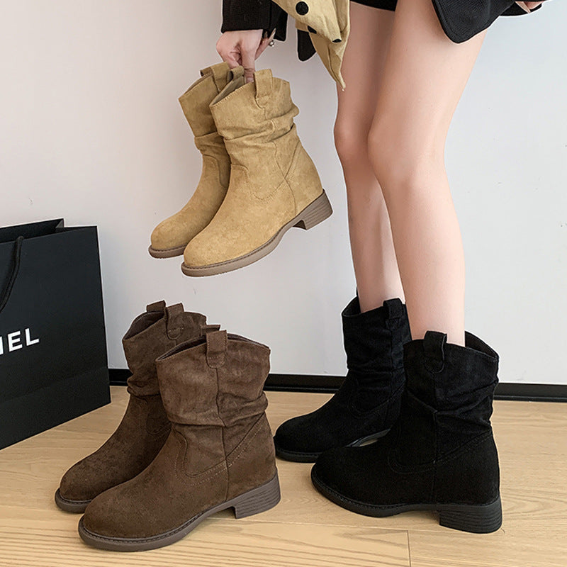 Damen Stiefeletten im eleganten Slouch-Design
