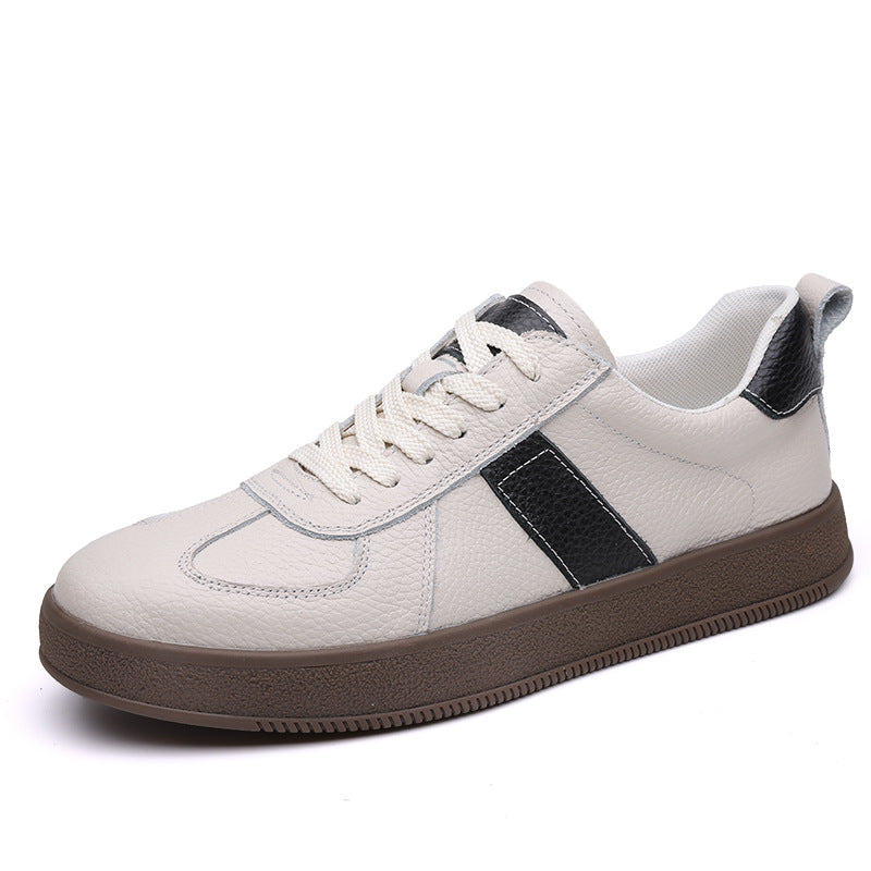 Damen Modische Sneakers aus hochwertigem Leder mit elegantem Design und rutschfester Sohle R&B