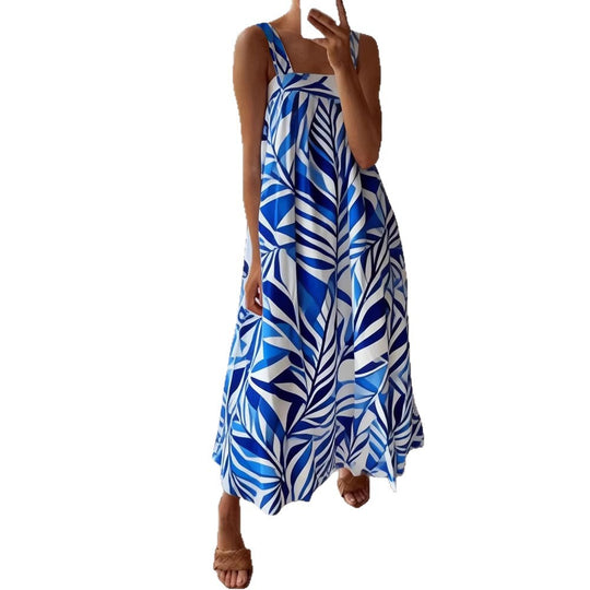 Damen Maxikleid mit floralem Muster und luftiger Passform R&B