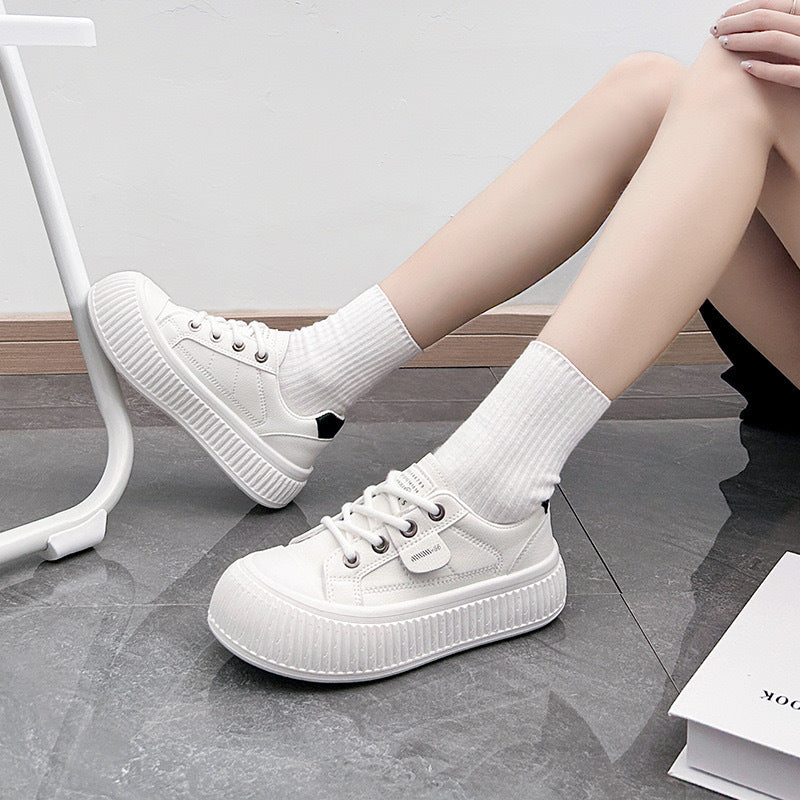 Damen modische Sneakers mit sportlichem Design und rutschfester Gummisohle