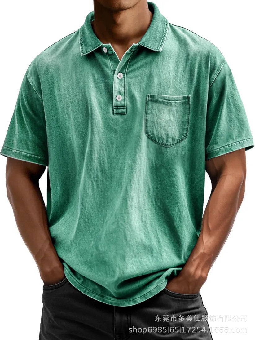 R&B | Button-Down-Hemd mit Revers