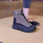 Damen gefütterte Winterstiefel mit innovativer Antirutschsohle R&B