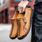 Herren lässige Leder Slipper R&B