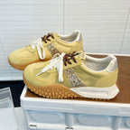 Damen Sportliche Sneakers mit Glitzerapplikationen und rutschfester Sohle R&B