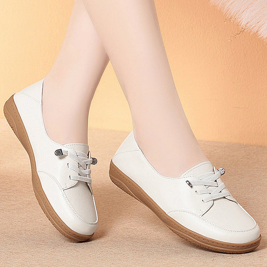 Damen Komfortable Sneaker mit elastischen Schnürsenkeln und atmungsaktivem Innenfutter R&B