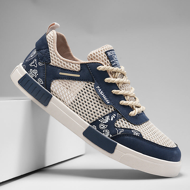 Damen Modische Sneakers mit atmungsaktivem Mesh-Obermaterial und stoßdämpfender Sohle R&B