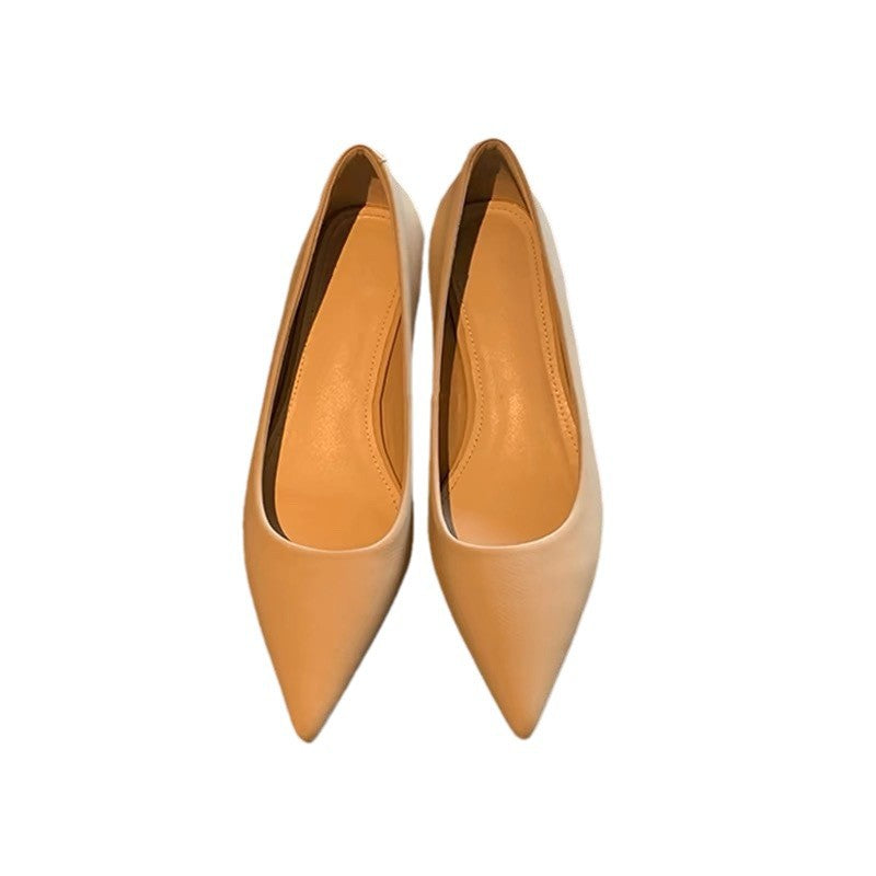 Damen elegante spitze Ballerinas aus hochwertigem Leder R&B
