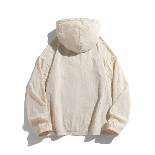 Damen leichte Windjacke mit verstellbarem Kapuzensystem R&B