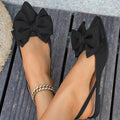 Damen Slingback Ballerinas mit elegantem Schleifendetail R&B