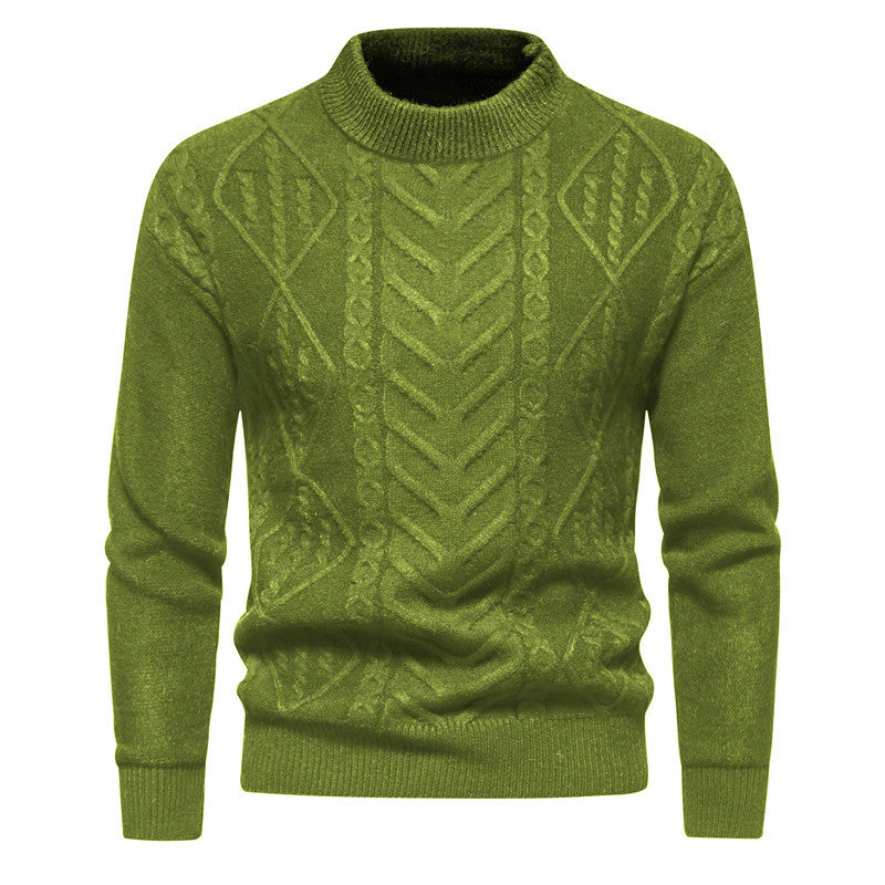 Herren Strickpullover mit strukturiertem Muster R&B