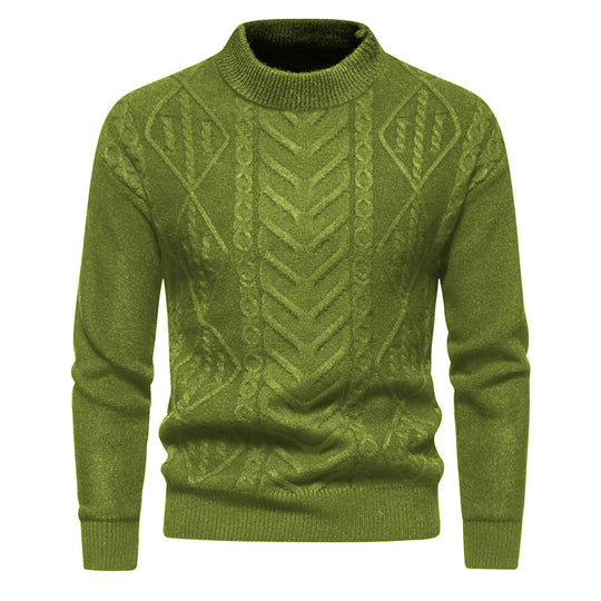 Herren Strickpullover mit strukturiertem Muster R&B