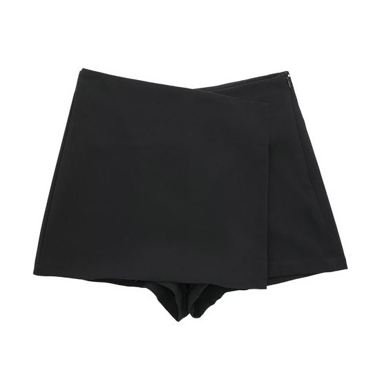 Damen sportliche Shorts mit elegantem Layering-Design R&B