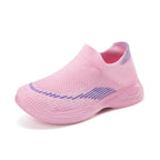 Damen Sportliche Slip-On Sneakers mit rutschfester Sohle und atmungsaktivem Obermaterial