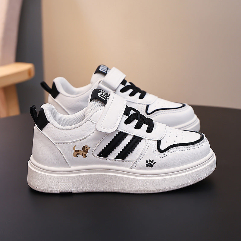 Damen Sneaker mit praktischem Klettverschluss und niedlichem Tiermotiv