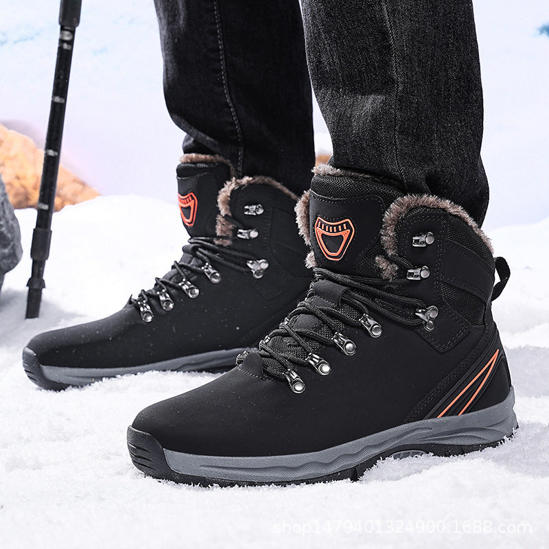 Herren Winterwanderschuhe mit isolierendem Futter und rutschfester Sohle R&B