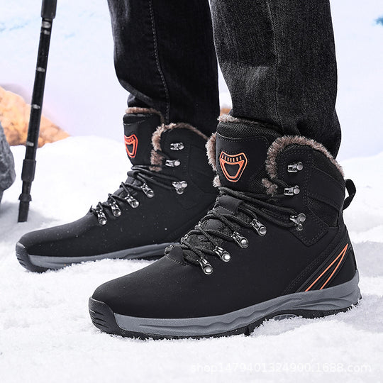 Herren Winterwanderschuhe mit isolierendem Futter und rutschfester Sohle R&B