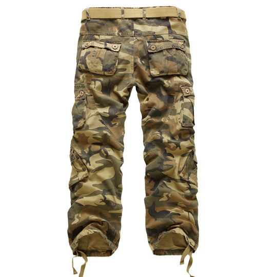 Herren Cargo-Hose mit elastischem Bund und vielseitigen Taschen R&B