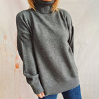 R&B | Einfarbiger Warmer Strickpullover Für Alltag