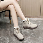 Damen modische Winterstiefel mit kuscheligem Fleece-Futter und rutschfester Sohle R&B