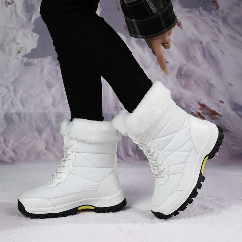 Damen Winterliche Stiefel mit kuscheligem Innenfutter und rutschfester Sohle