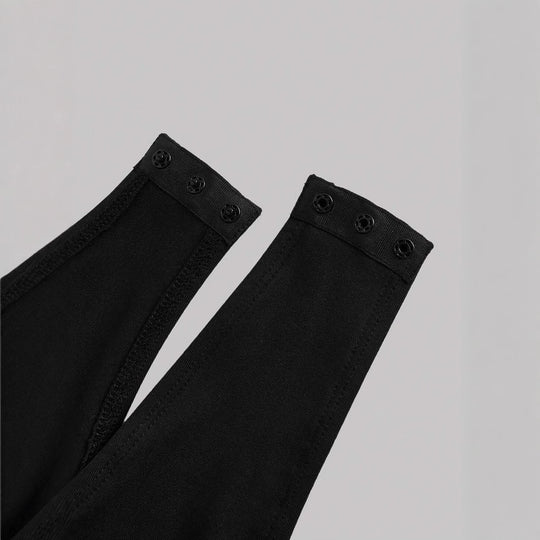 Damen eleganter Badeanzug mit Spitzenrand und Trägern R&B
