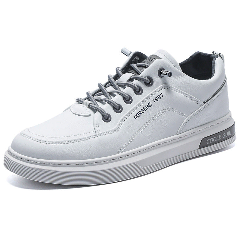 Herren Sportschuhe mit atmungsaktivem Leder und dämpfender Sohle