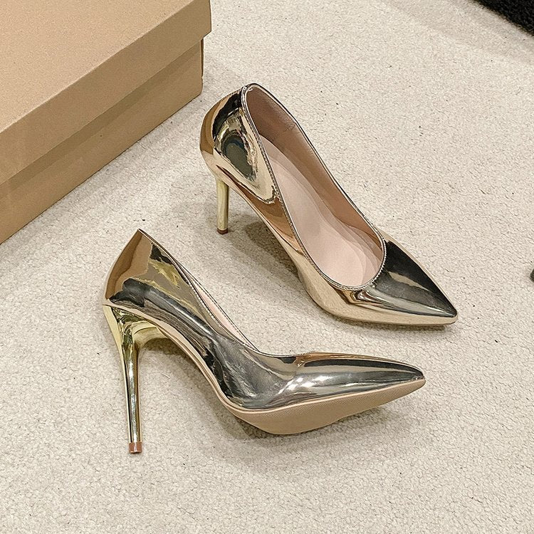 Damen elegante spitze High Heel Pumps R&B