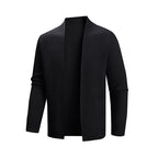 Herren Strickjacke mit offenem Kragen R&B