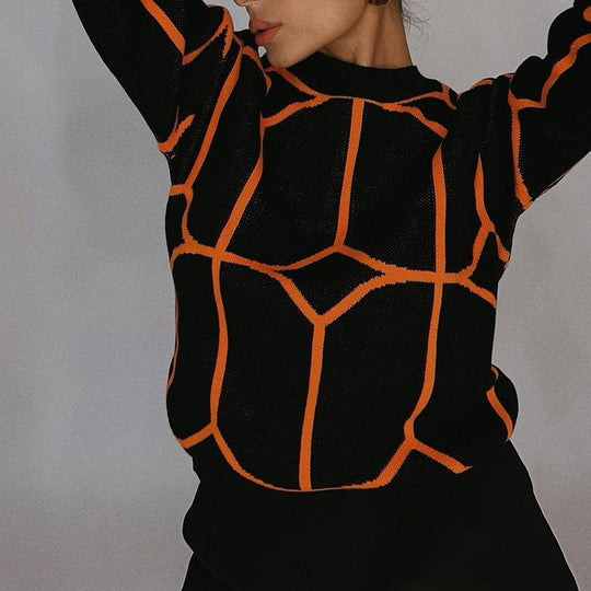 Damen modischer Pullover R&B