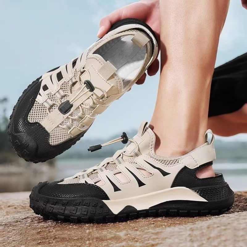 Damen Sportliche Outdoor-Sandalen mit atembraumsaktivem Obermaterial und rutschfester Sohle R&B