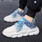 Damen modische und leichte Sneakers mit atmungsaktivem Obermaterial