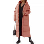 R&B | Elegante Lange Winterjacke für Damen