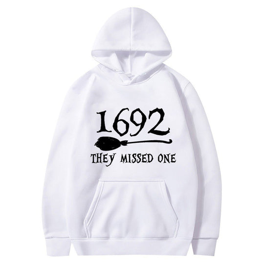 Damen Kapuzenpullover mit kreativem Halloween-Motiv und lockerer Passform R&B
