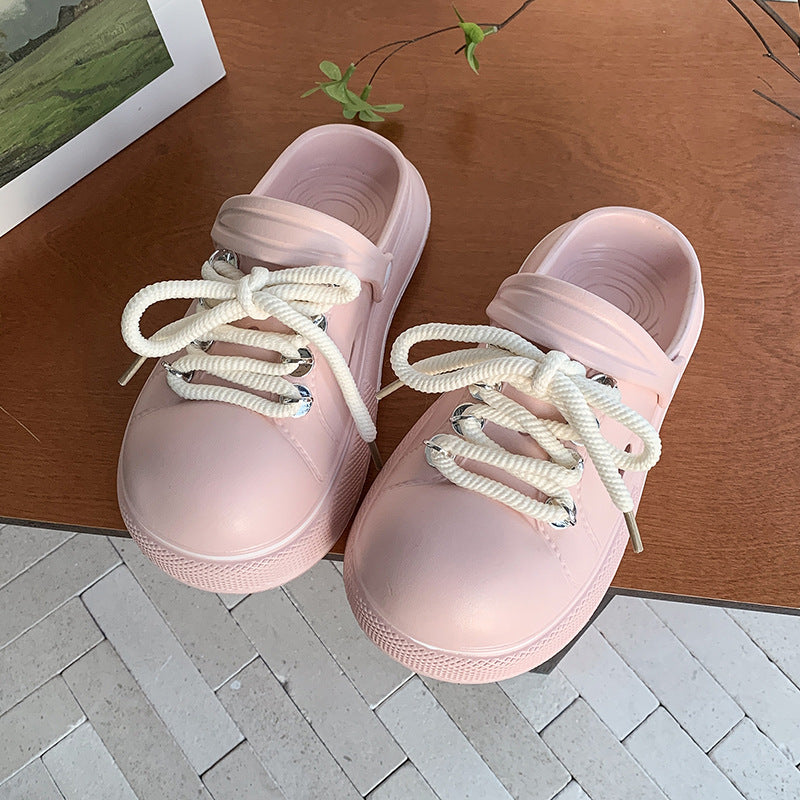 Damen modische Freizeitsneaker mit strapazierfähiger Sohle und einzigartigem Schnürsystem R&B