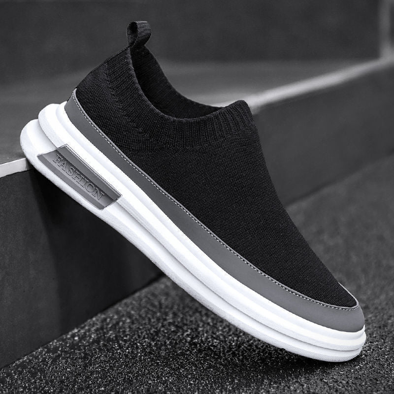 Damen Bequeme Strick-Sneakers mit flexibler und rutschfester Sohle R&B