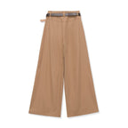 Damen weite Hochbundhose mit abnehmbarem Gürtel R&B