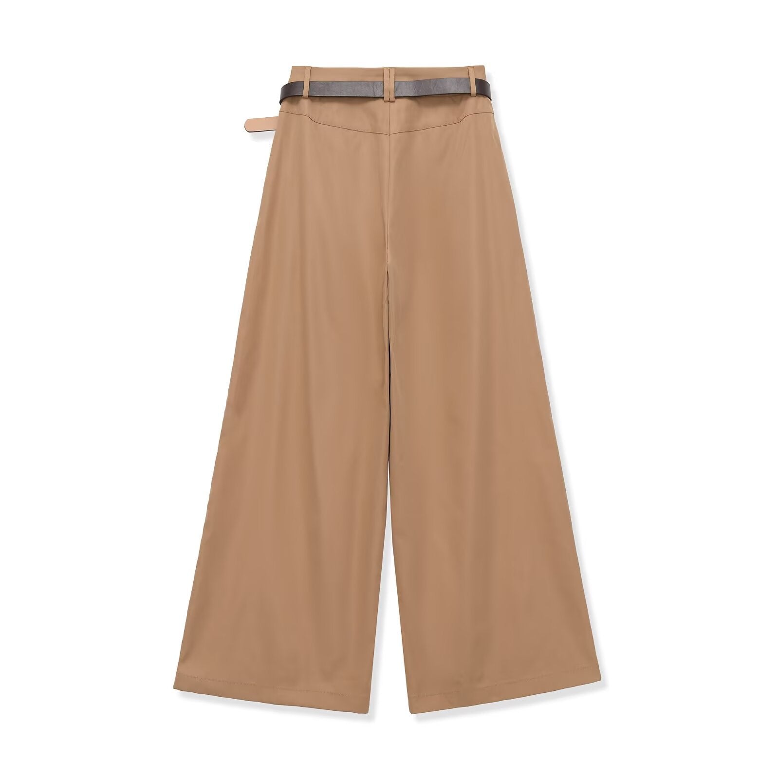 Damen weite Hochbundhose mit abnehmbarem Gürtel R&B