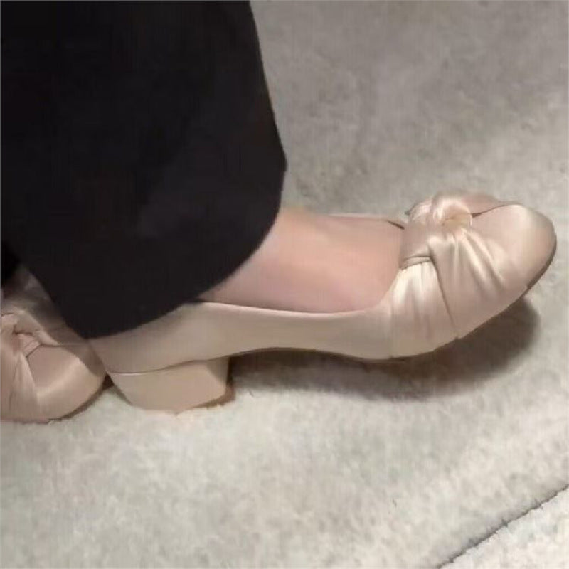 Damen Ballerinas mit elegantem Knotendesign R&B