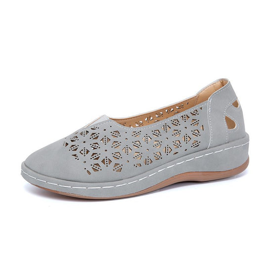 Damen Bequeme Ballerinas mit Luftlöchern R&B