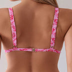 Damen Triangel-Bikini mit floralem Design und verstellbaren Trägern R&B 1778573065