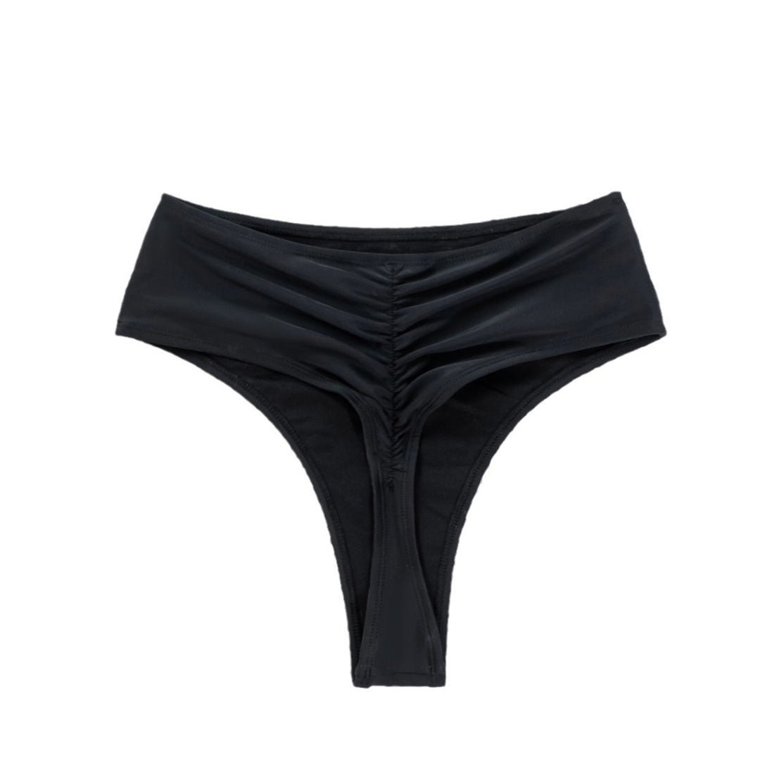 Damen Hochgeschnittene Bikini-Hose im minimalistischen Design mit komfortablem Bund R&B