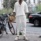 Herren lässiges Freizeit-Set mit oversized Pullover und bequemen Jogginghosen R&B